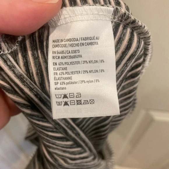 American Eagle‎ Striped Bodysuit size XL - Picture 8 of 8